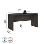 Echo 60W Bow Front Desk by Bush Business Furniture