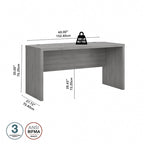 Echo 60W Bow Front Desk by Bush Business Furniture