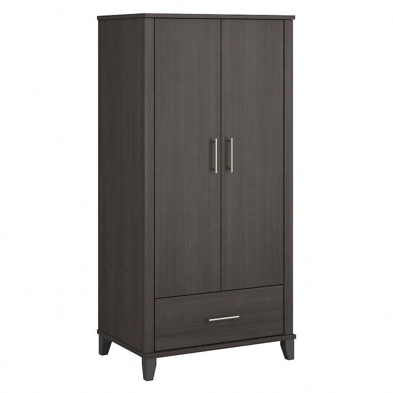 Somerset Tall Kitchen Pantry Cabinet with Drawer by Bush Furniture