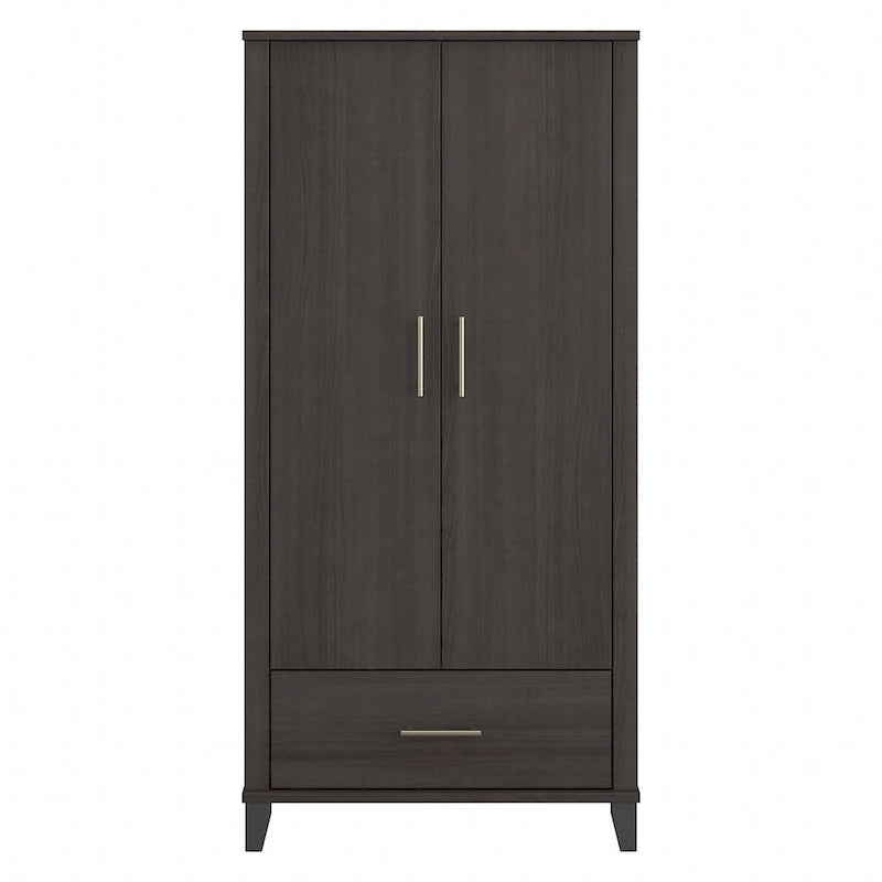 Somerset Tall Kitchen Pantry Cabinet with Drawer by Bush Furniture