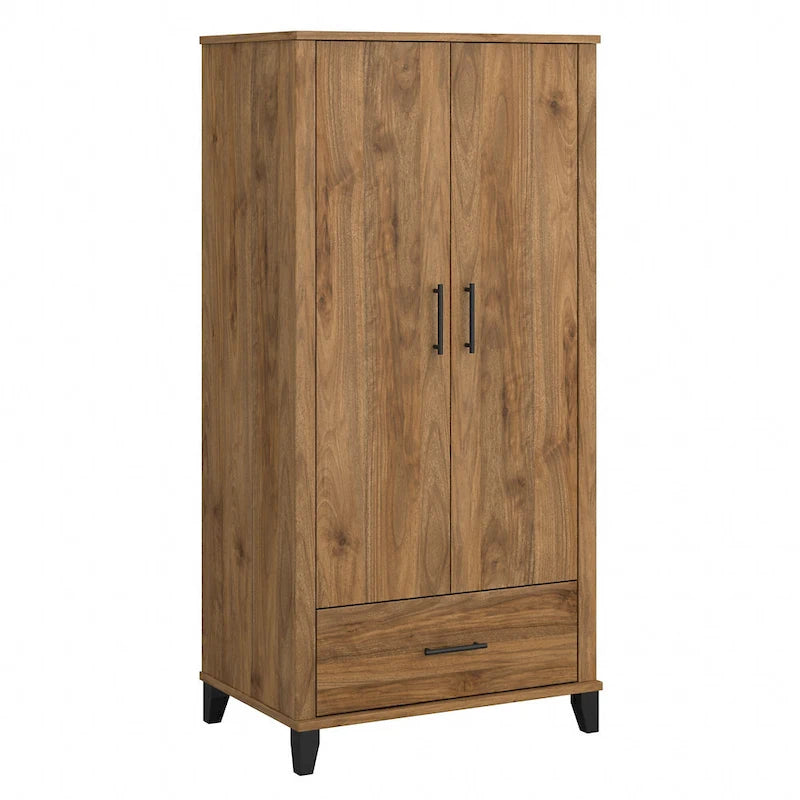 Somerset Tall Kitchen Pantry Cabinet with Drawer by Bush Furniture