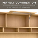 Cabot 60W L-Shaped Desk with Hutch and File Cabinet by Bush Furniture