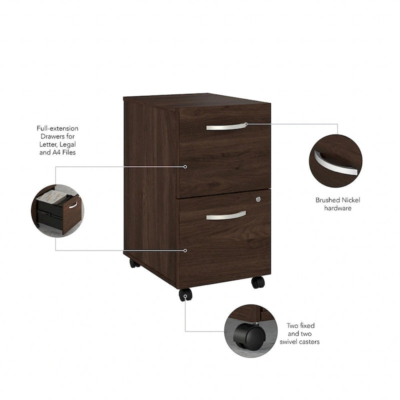 Studio C 2-drawer Mobile File Cabinet by Bush Business Furniture