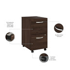 Studio C 2-drawer Mobile File Cabinet by Bush Business Furniture