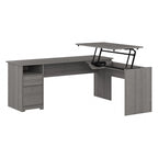 72W 3-position L-shaped Sit to Stand Desk by Bush Furniture