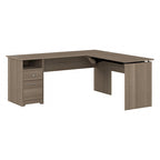 72W 3-position L-shaped Sit to Stand Desk by Bush Furniture