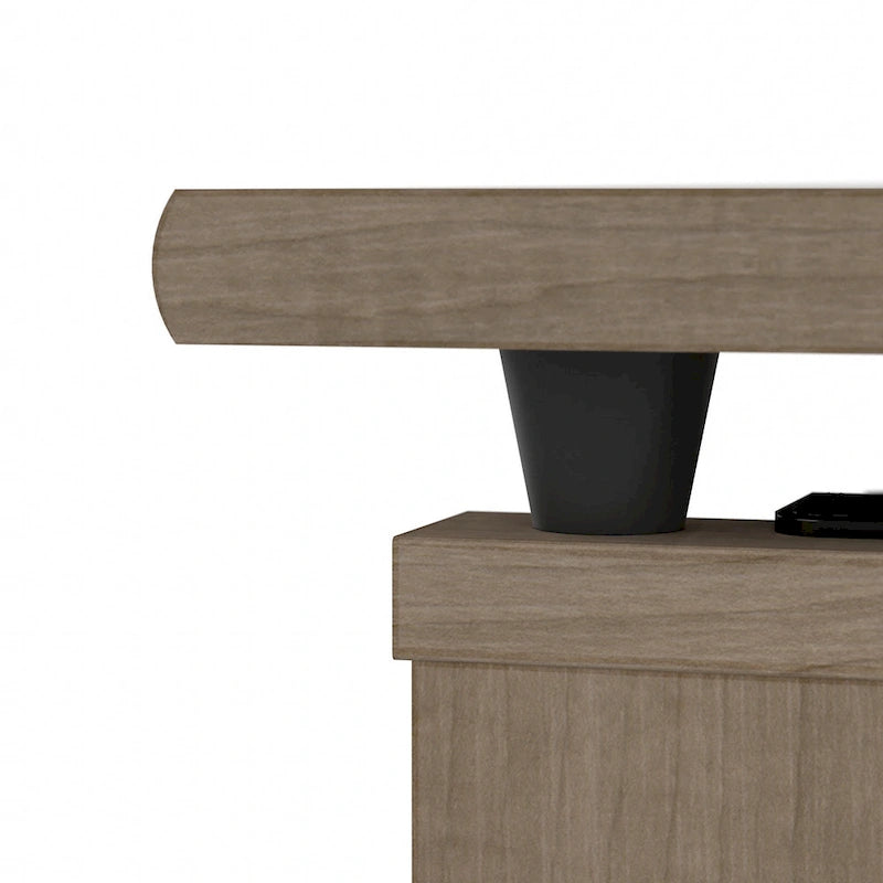 72W 3-position L-shaped Sit to Stand Desk by Bush Furniture