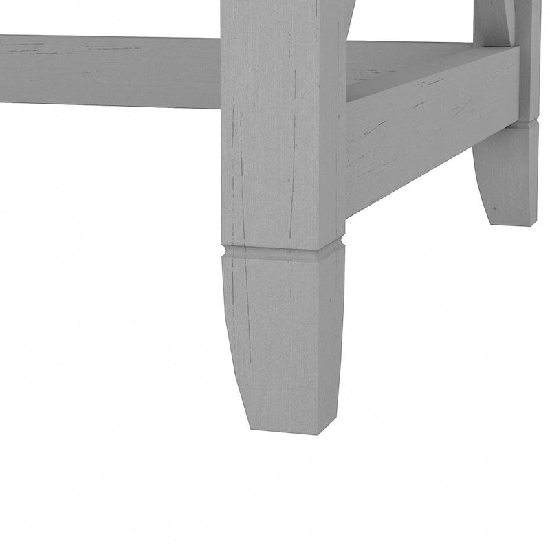 Key West 60W L Shaped Desk with Mobile File Cabinet by Bush Furniture