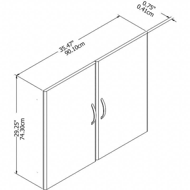 Studio C Bookcase Door Kit for Bookshelf by Bush Furniture
