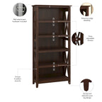 Key West 5 Shelf Bookcase Set by Bush Furniture