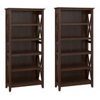 Key West 5 Shelf Bookcase Set by Bush Furniture