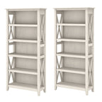 Key West 5 Shelf Bookcase Set by Bush Furniture