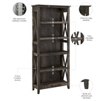 Key West 5 Shelf Bookcase Set by Bush Furniture