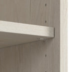 Lennox 60W Farmhouse Desk with Storage Cabinet by Bush Furniture