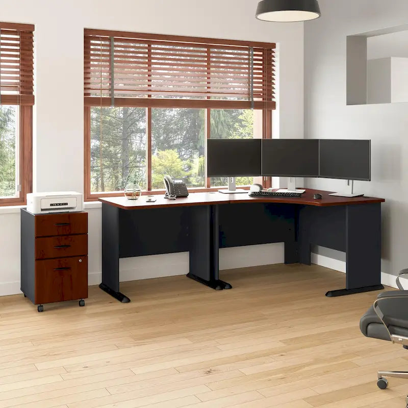 Bush Business Furniture Series A 48W Corner Home Office Desk Desk