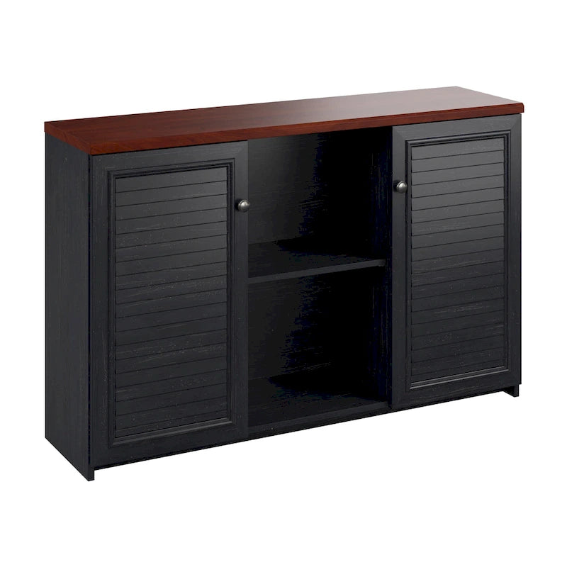 Bush Furniture Fairview Accent Cabinet with Doors and Shelves