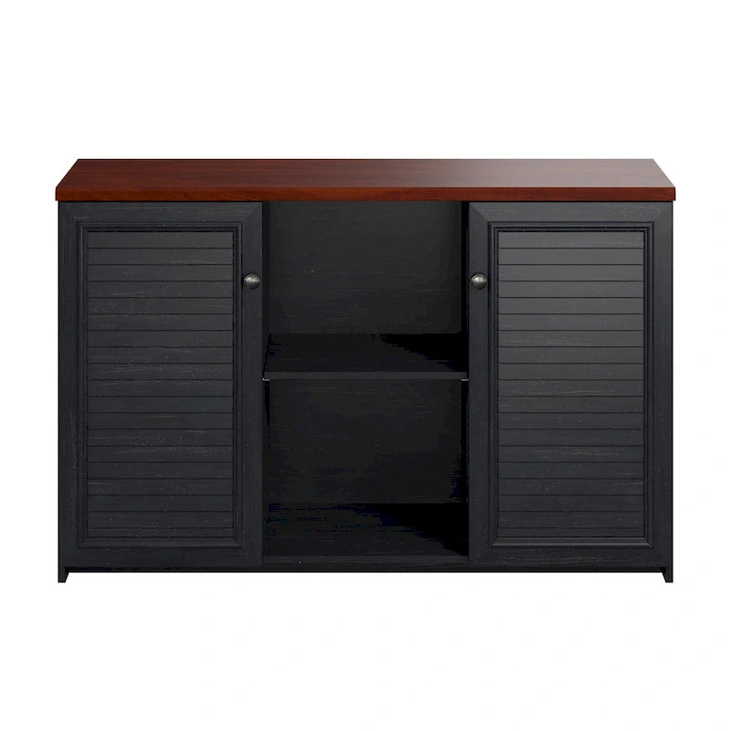 Bush Furniture Fairview Accent Cabinet with Doors and Shelves