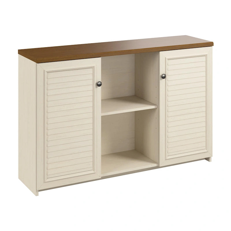Bush Furniture Fairview Accent Cabinet with Doors and Shelves