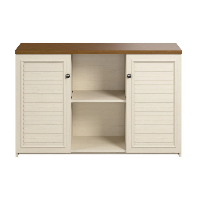 Bush Furniture Fairview Accent Cabinet with Doors and Shelves