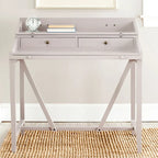 SAFAVIEH Kathryne Dark Walnut Writing Desk