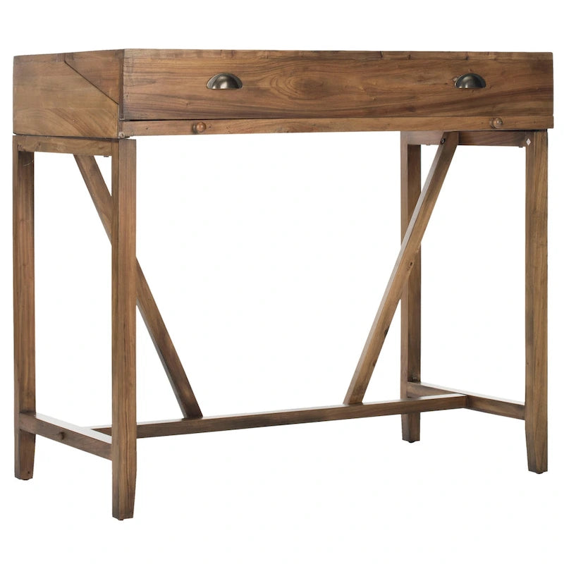 SAFAVIEH Kathryne Dark Walnut Writing Desk
