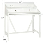 SAFAVIEH Kathryne Dark Walnut Writing Desk