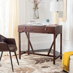 SAFAVIEH Kathryne Dark Walnut Writing Desk