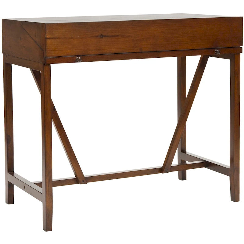 SAFAVIEH Kathryne Dark Walnut Writing Desk