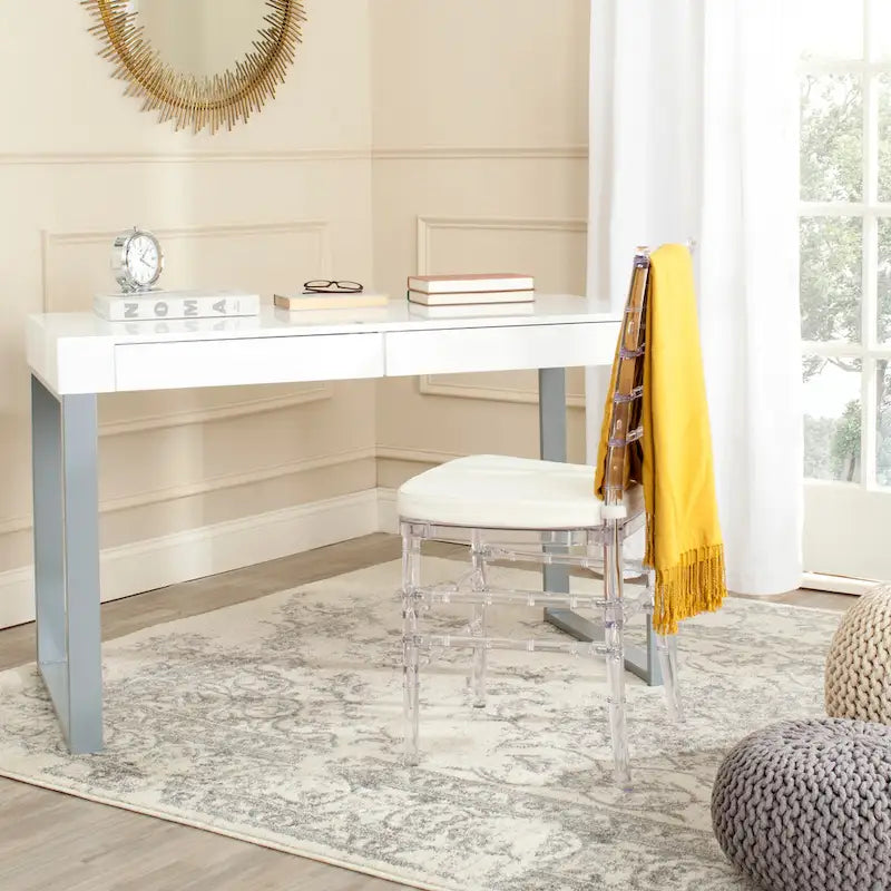 SAFAVIEH Barton White/Grey Desk