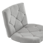 Javlergo Armless Office Desk Chair No Wheels, Office Desk Chair Computer Chair