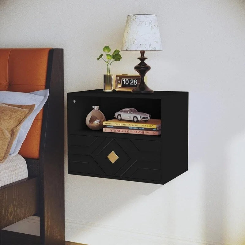 Floating Nightstand with Drawer