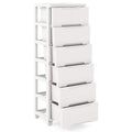 Costway 1 PCS 7-Drawer Plastic Rolling Storage Cart with 4 Universal - See Details