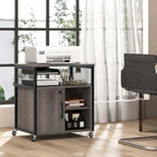 Costway File Cabinet on Wheels with Charging Station & Cable - See Details