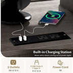 Costway File Cabinet on Wheels with Charging Station & Cable - See Details