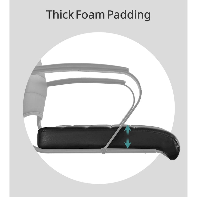 Modern High Back Tall Ribbed Office PU Leather Swivel Tilt Adjustable Cushion Chair Designer Boss Executive