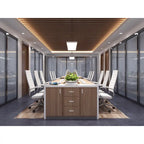 Modern High Back Tall Ribbed Office PU Leather Swivel Tilt Adjustable Cushion Chair Designer Boss Executive