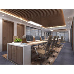 Modern High Back Tall Ribbed Office PU Leather Swivel Tilt Adjustable Cushion Chair Designer Boss Executive