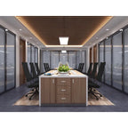 Modern High Back Tall Ribbed Office PU Leather Swivel Tilt Adjustable Cushion Chair Designer Boss Executive