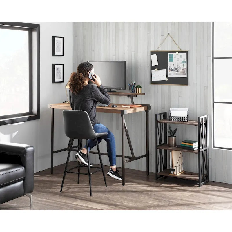 Carbon Loft Gunn Stand Up Desk with Removable Shelf