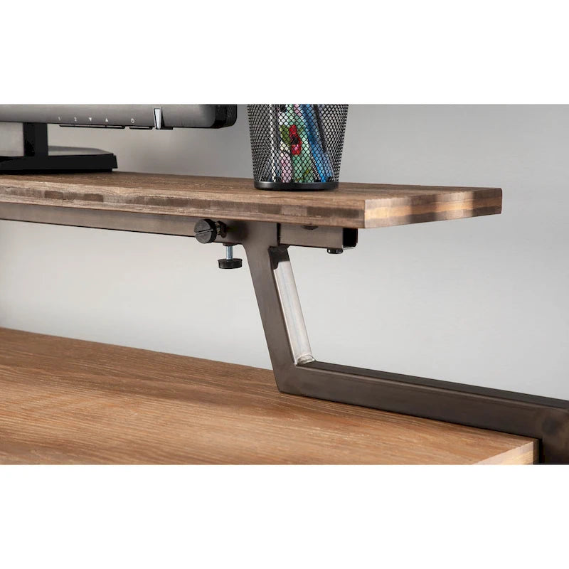 Carbon Loft Gunn Stand Up Desk with Removable Shelf