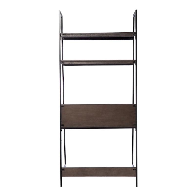 SEI Furniture Luesta Industrial Gray Wood Ladder Desk
