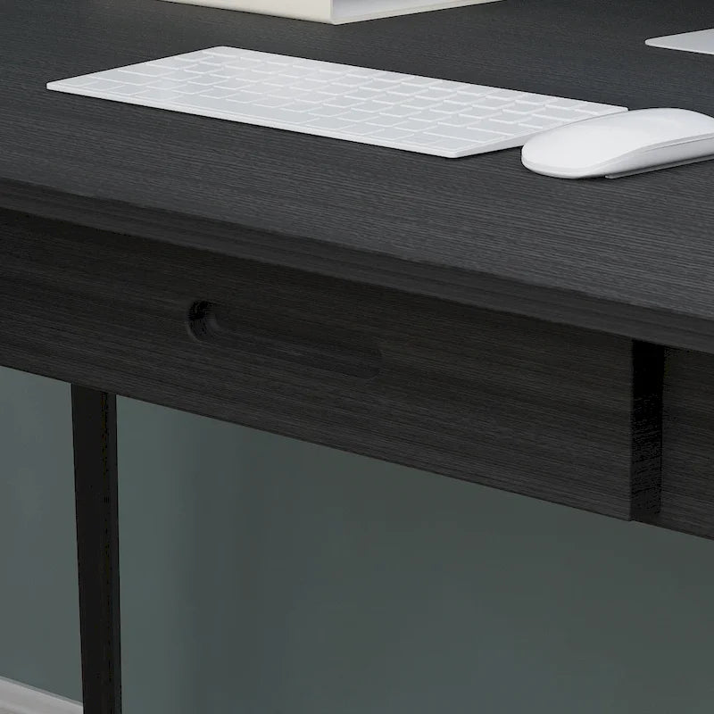 Kerrogee 47.2  Wood Computer Desk with 2 Drawers - 4 Colors