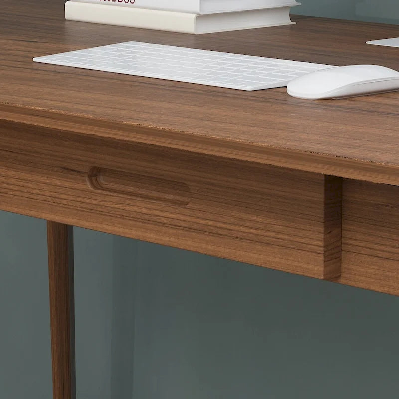 Kerrogee 47.2  Wood Computer Desk with 2 Drawers - 4 Colors