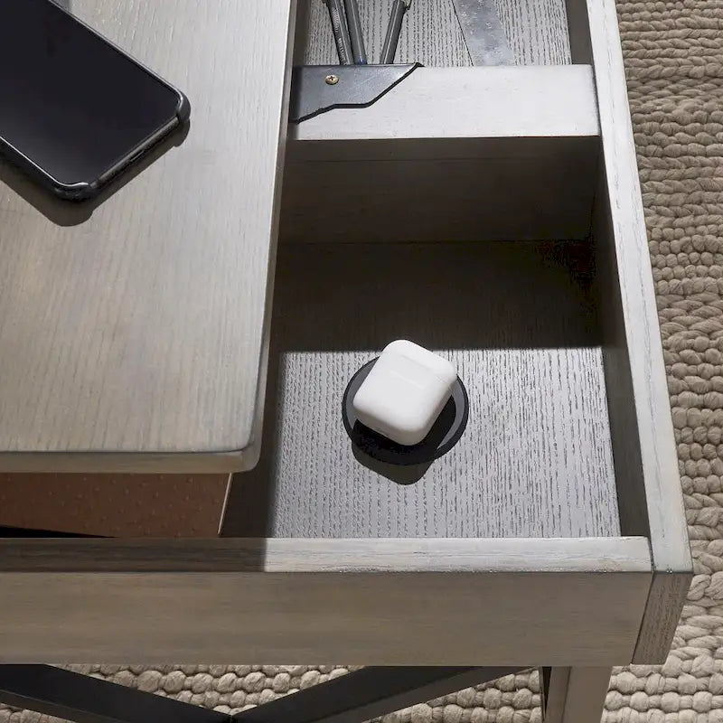 Murali Lift Top Desk with Charging Station by iNSPIRE Q Modern