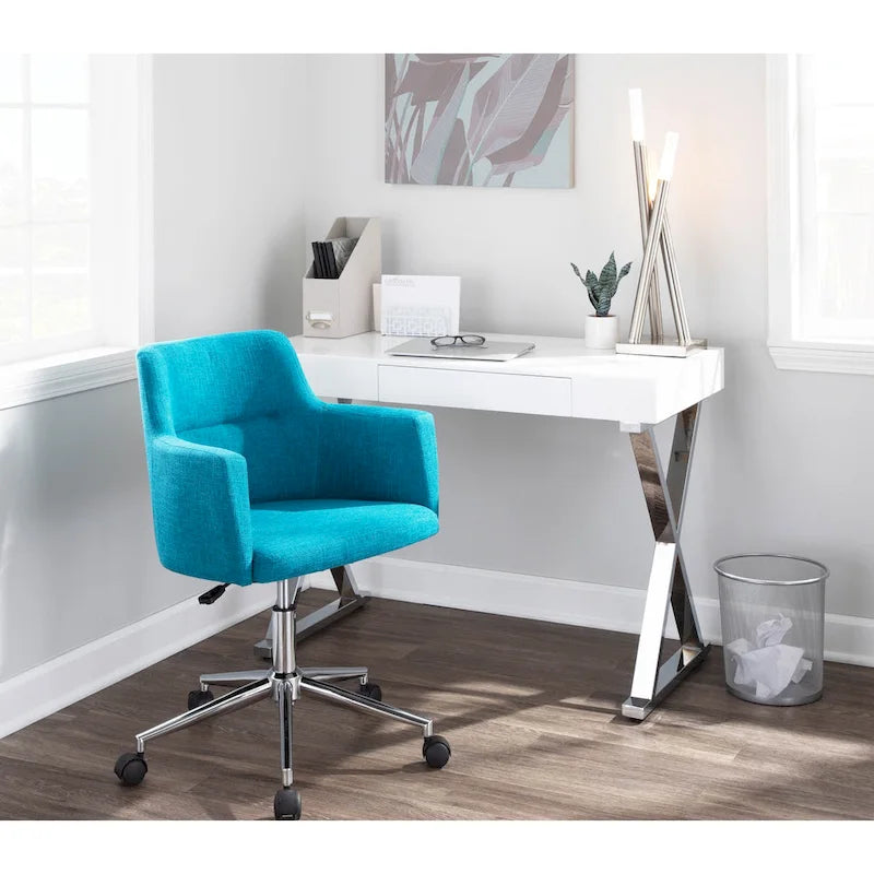 Carson Carrington Duved Contemporary Fabric Office Chair - N/A