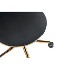 Upholstered Home Office Desk Chairs with Adjustable Swivel Wheels, Ergonomic