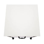 2 Drawer Mobile File Cabinet Rolling Printer Stand with Open Storage Shelf Fabric Vertical Filing Cabinet