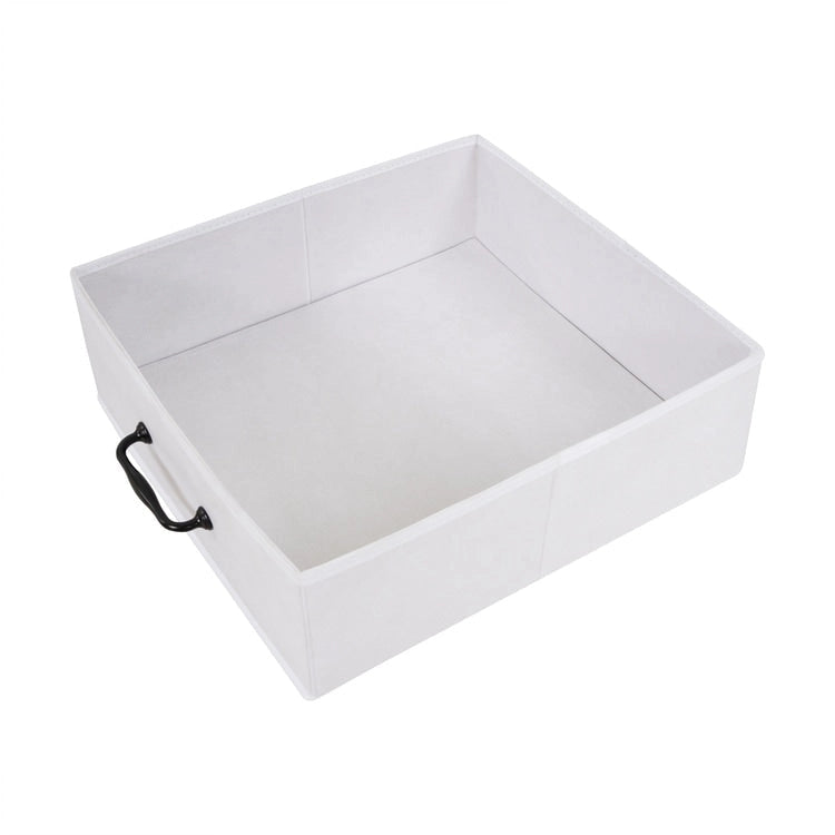 2 Drawer Mobile File Cabinet Rolling Printer Stand with Open Storage Shelf Fabric Vertical Filing Cabinet