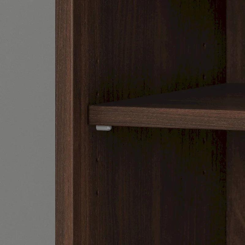 Hybrid Tall 5 Shelf Bookcase with Doors by Bush Business Furniture