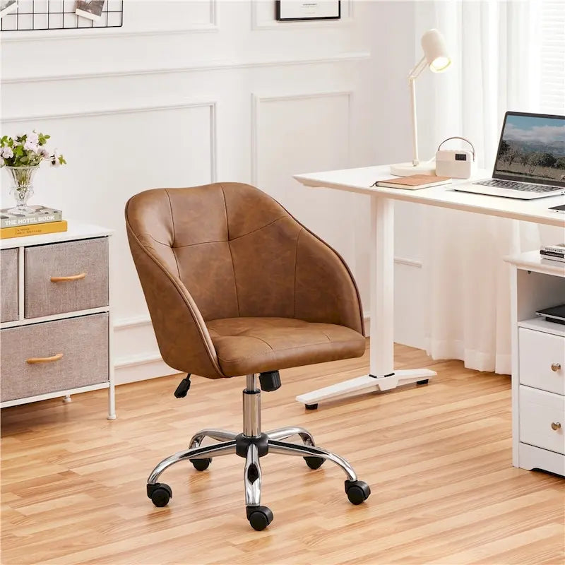 Yaheetech Desk Chair for Home Office, Height Adjustable 360Swivel Computer Chair
